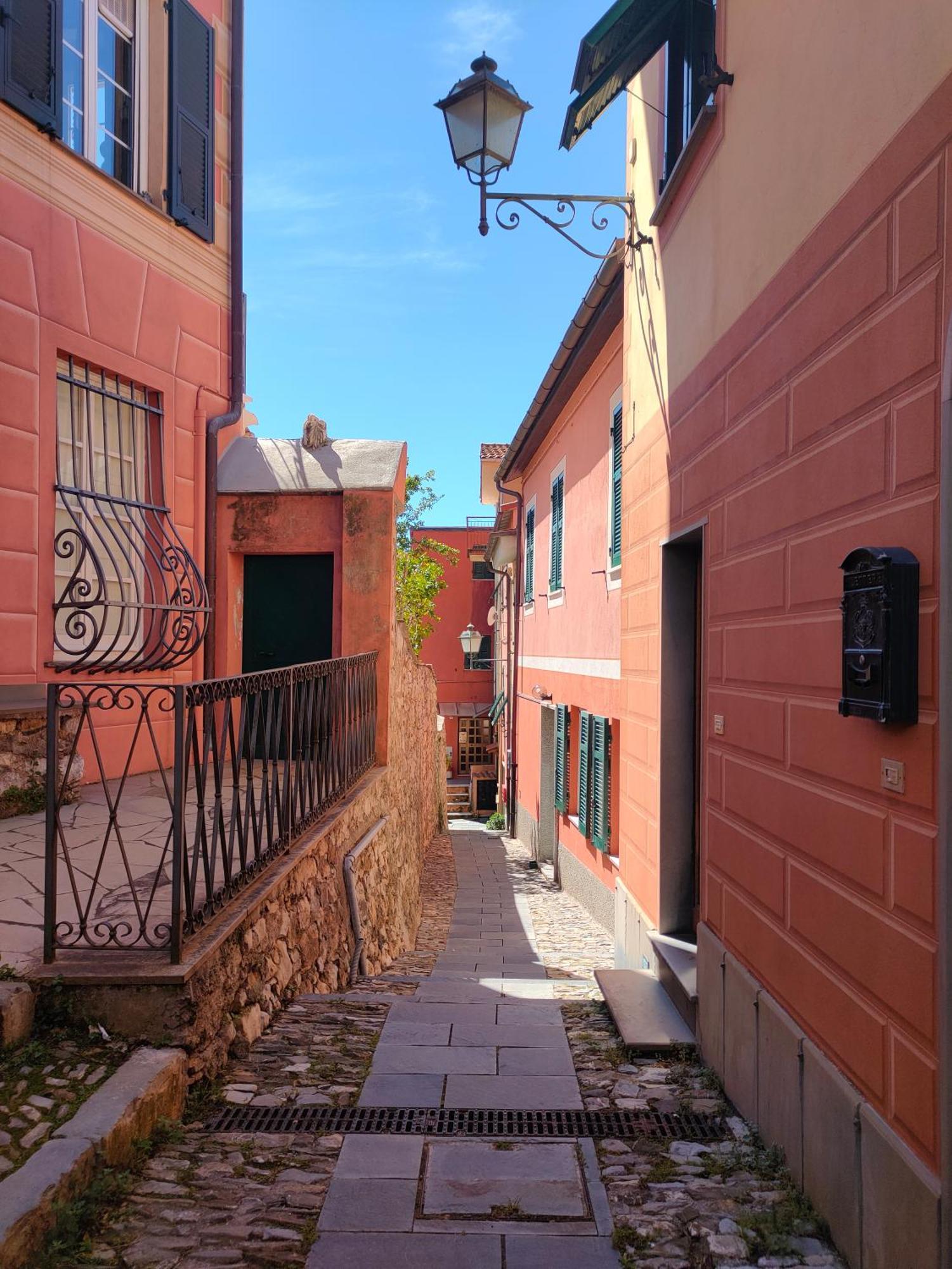 Camera Tra Le Cinque Terre, Camogli E Portofino. Vista Valle E Scorcio Mare All'Orizzonte Castiglione Chiavarese Luaran gambar